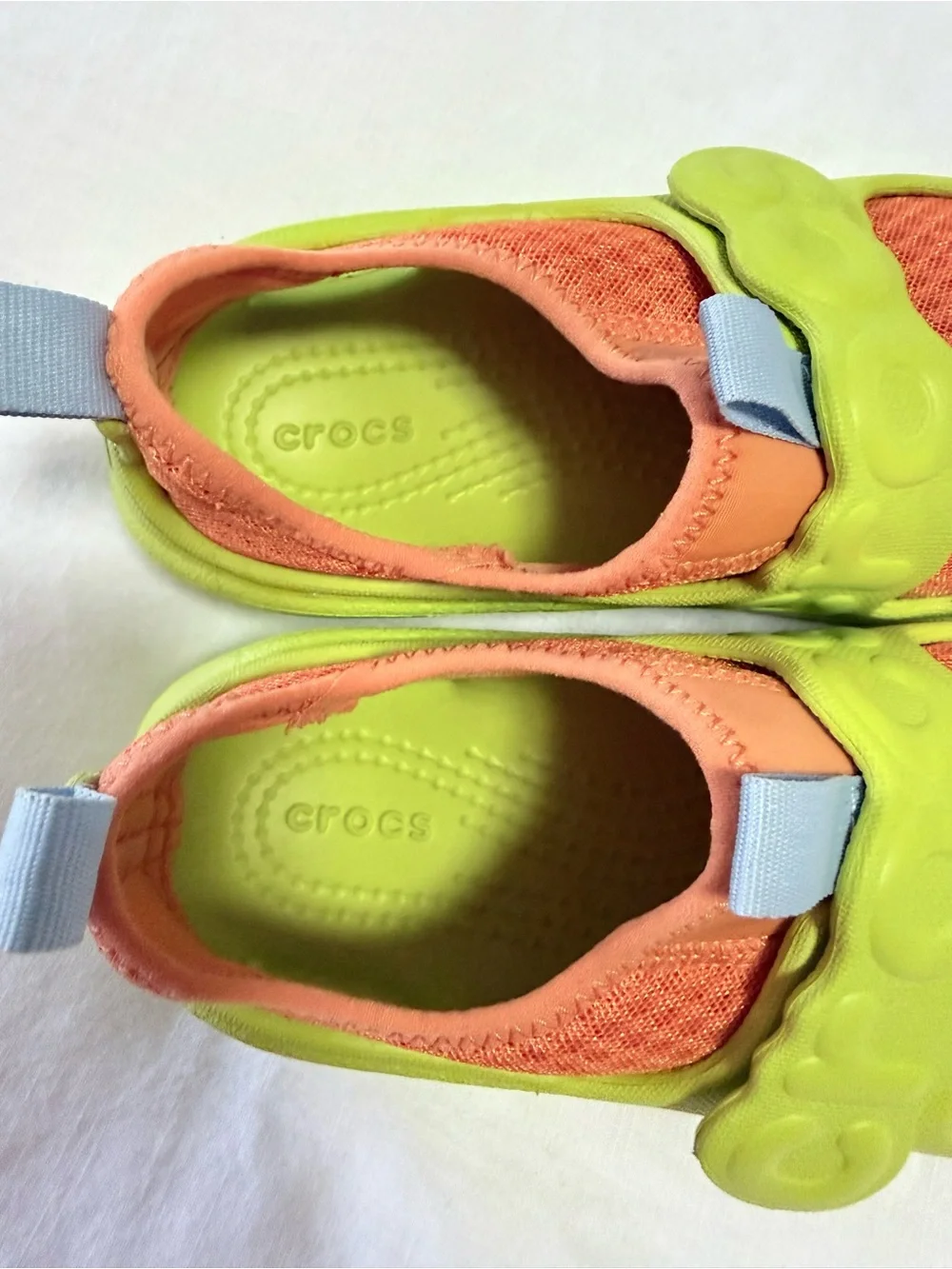 Crocs | Kids J1 | Swiftwater Splash Water Shoe Lime Green Orange Beach Summer